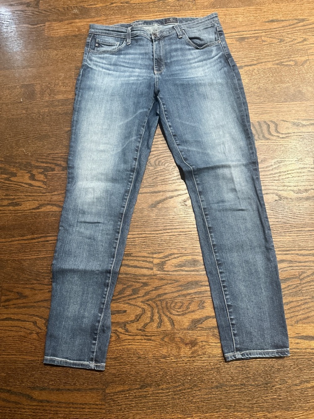 AG Adriano Goldschmied Legging Ankle Super Skinny Ankle Jeans in Faded Blue